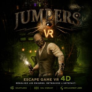 Jumpers, escape game VR 4D au Havre – Paradox, avec soufflerie, sol vibrant et déplacement libre
