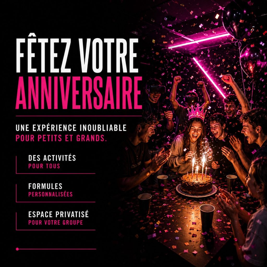 Anniversaires enfant au Havre – Paradox centre de loisirs, formules anniversaire avec activités et gouter.