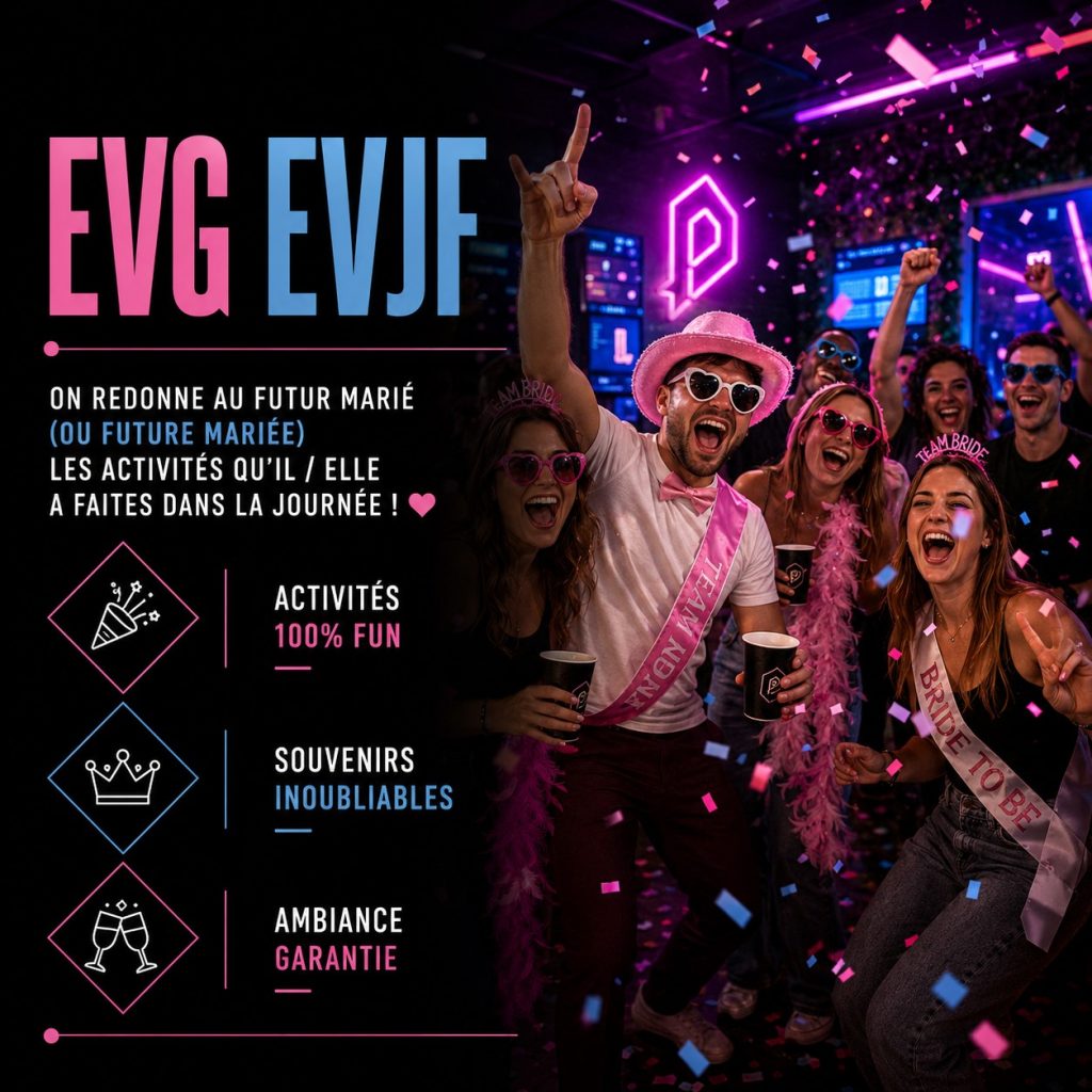 EVG, EVJF au Havre – Paradox, avec activités de loisirs en groupe, restauration