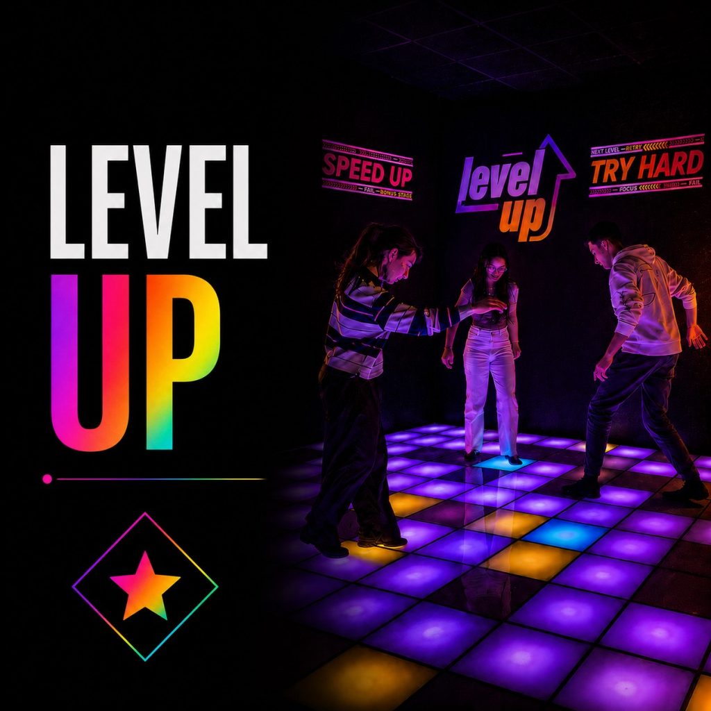 Level Up au Havre – Paradox, jeu de rythme avec dalles lumineuses