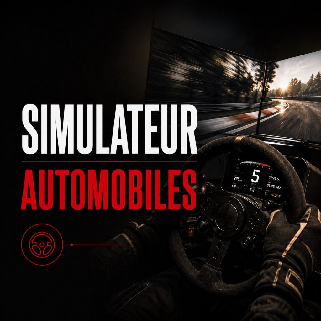 Simulateur racing sur vérins au Havre – Paradox, cockpit dynamique